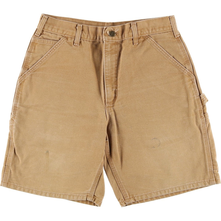 Carhartt Original Fit Duck Painter Shorts, Men's Size W31 cotton Beige type Vintage Second Hand