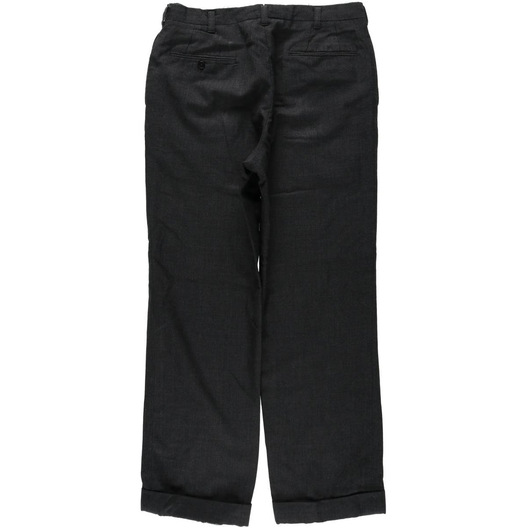 1970'S Tong Yik Tailors Ltd Men's Slacks Pants (approx. W33) Vintage unclear Charcoal Vintage Second Hand