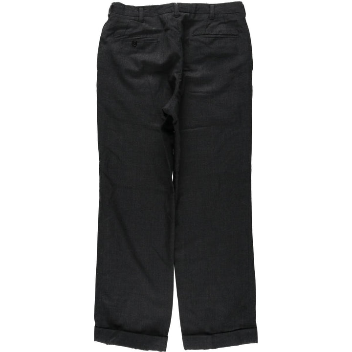 1970'S Tong Yik Tailors Ltd Men's Slacks Pants (approx. W33) Vintage unclear Charcoal Vintage Second Hand