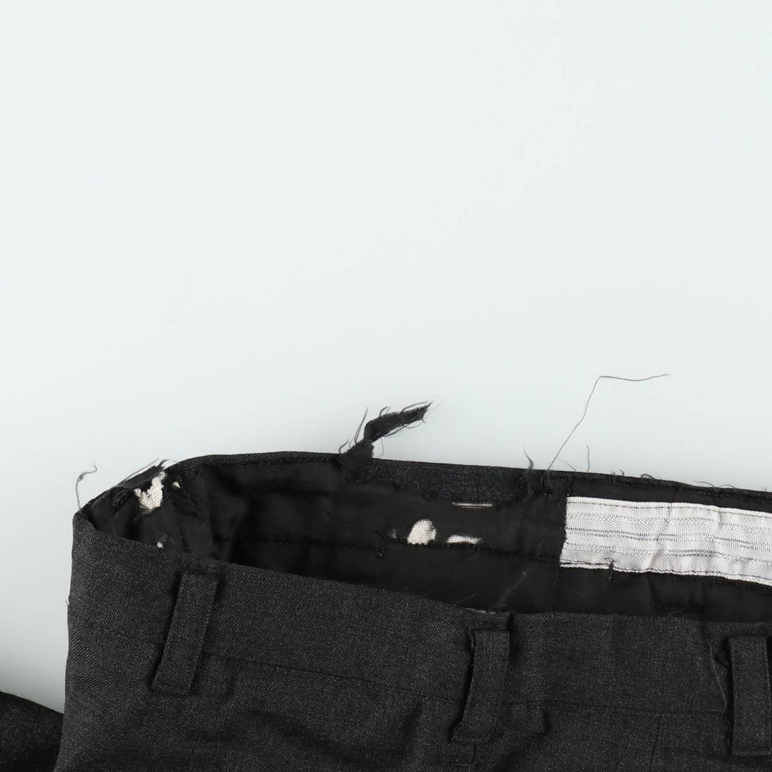 1970'S Tong Yik Tailors Ltd Men's Slacks Pants (approx. W33) Vintage unclear Charcoal Vintage Second Hand