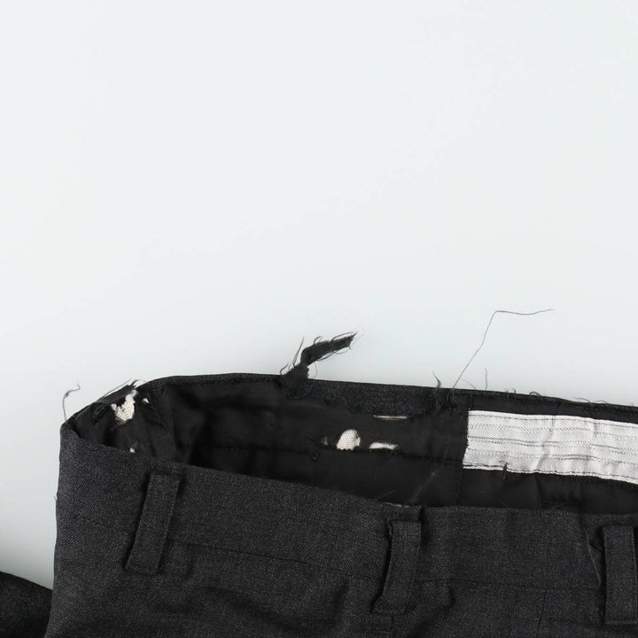 1970'S Tong Yik Tailors Ltd Men's Slacks Pants (approx. W33) Vintage unclear Charcoal Vintage Second Hand