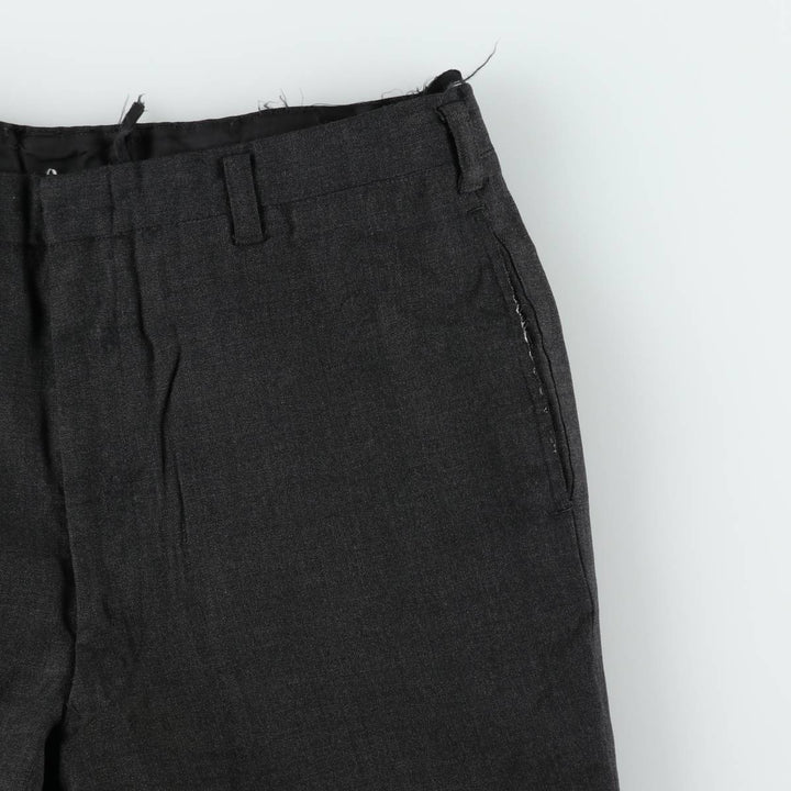1970'S Tong Yik Tailors Ltd Men's Slacks Pants (approx. W33) Vintage unclear Charcoal Vintage Second Hand