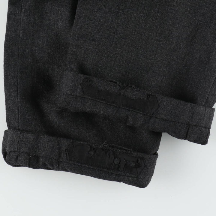1970'S Tong Yik Tailors Ltd Men's Slacks Pants (approx. W33) Vintage unclear Charcoal Vintage Second Hand