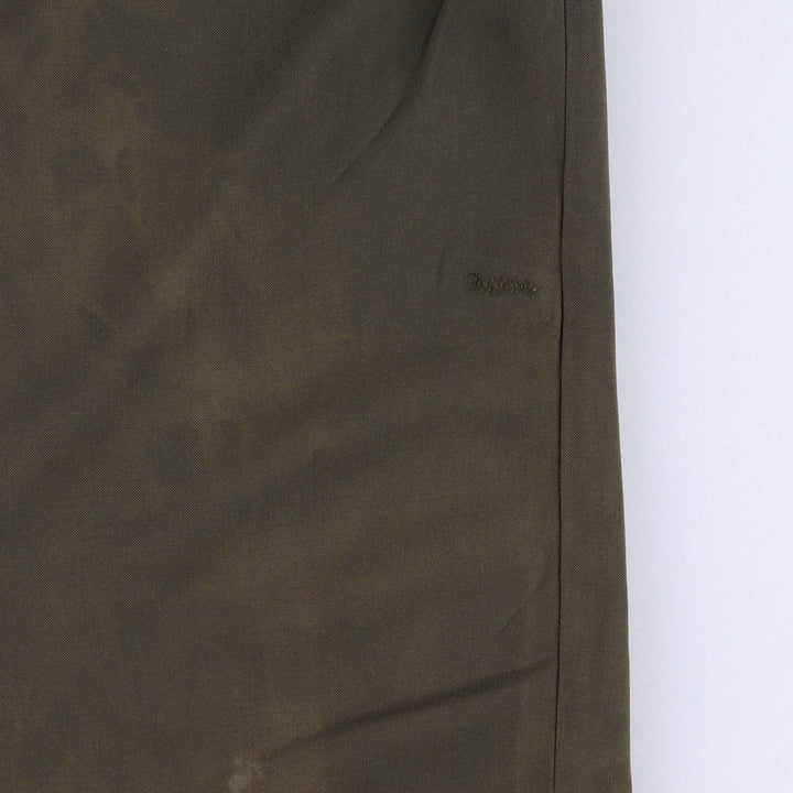 CANALI Wool Trousers/Slacks, Made in Italy, Men's Size W33 (approx.) wool Khaki type Vintage Second Hand