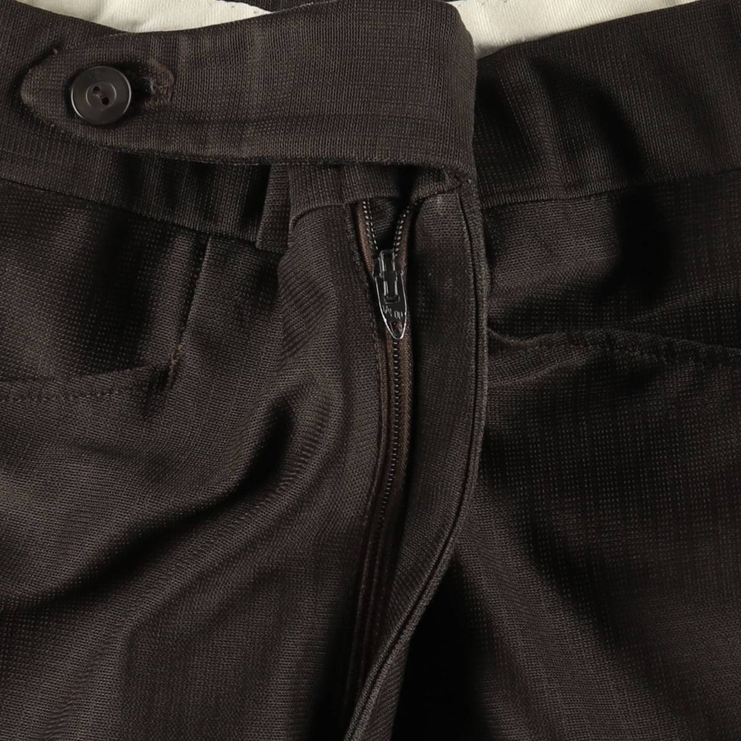 ~90'S Vintage Men's Slacks Pants (W30 equivalent) unclear brown type Vintage Second Hand
