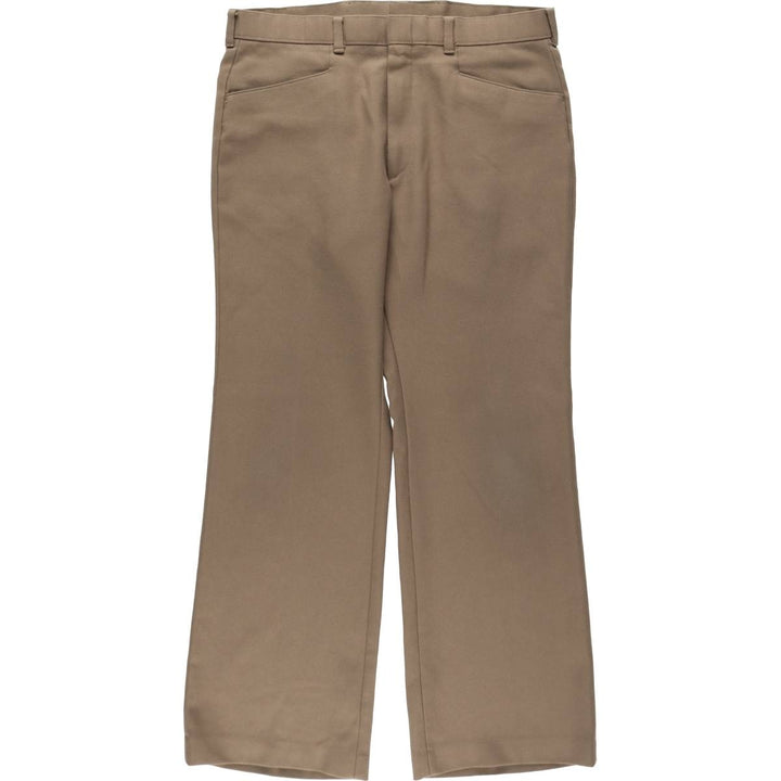 1980'S Levi's Action Slacks, Men's W37 (approx.), Vintage unclear brown type Vintage Second Hand