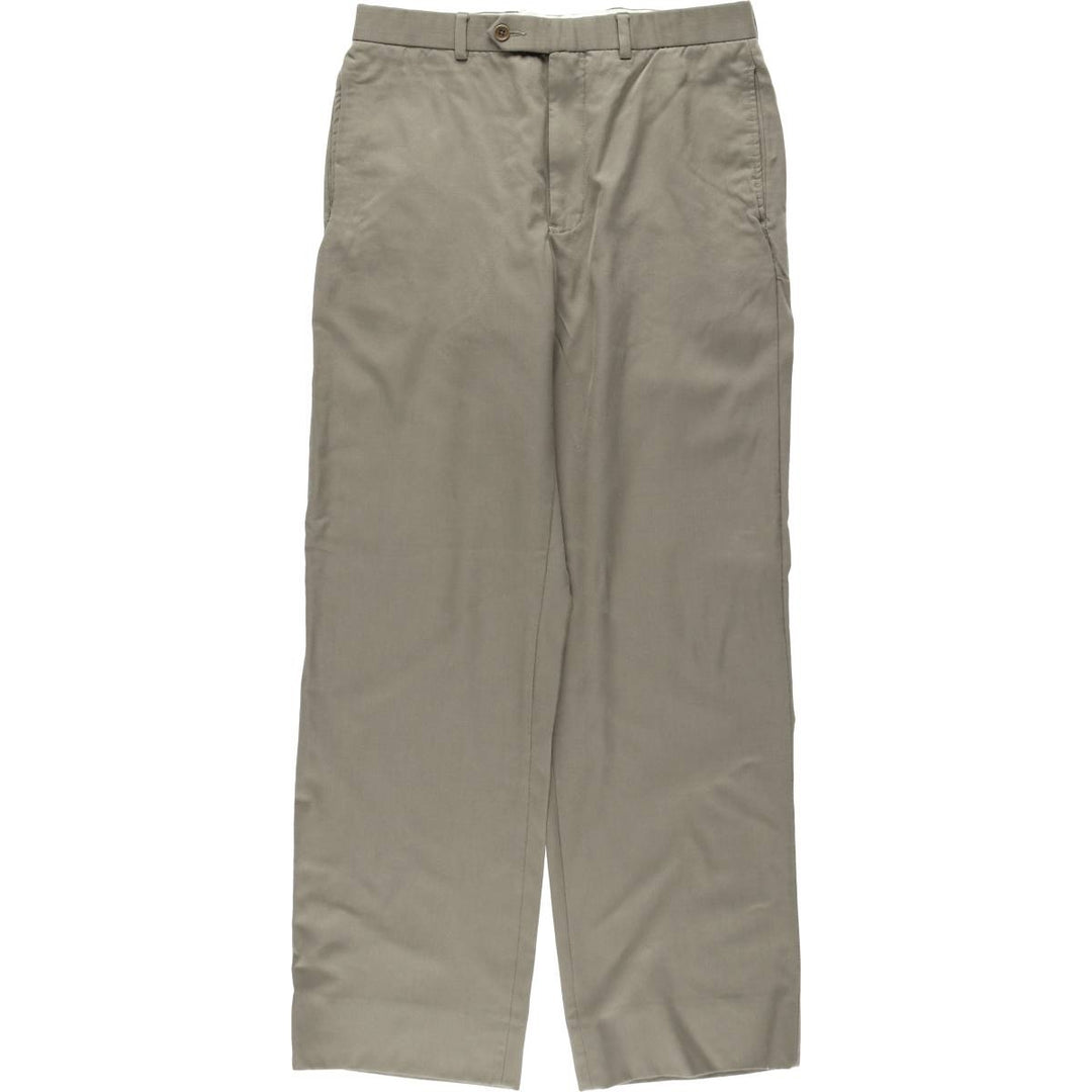 Brooks Brothers 346 Wool Pants, Men's Slacks, Size W31 wool gray type Vintage Second Hand
