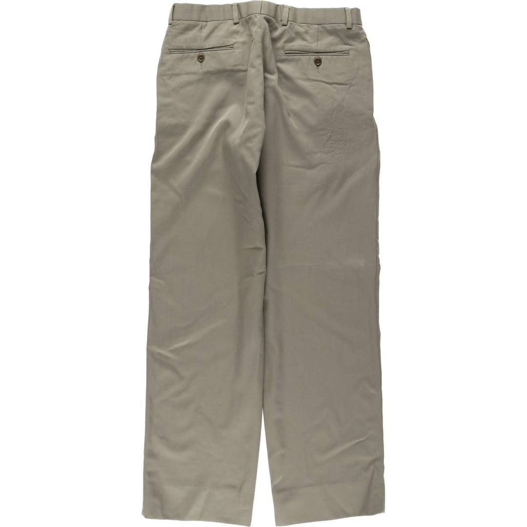 Brooks Brothers 346 Wool Pants, Men's Slacks, Size W31 wool gray type Vintage Second Hand