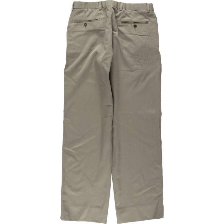 Brooks Brothers 346 Wool Pants, Men's Slacks, Size W31 wool gray type Vintage Second Hand