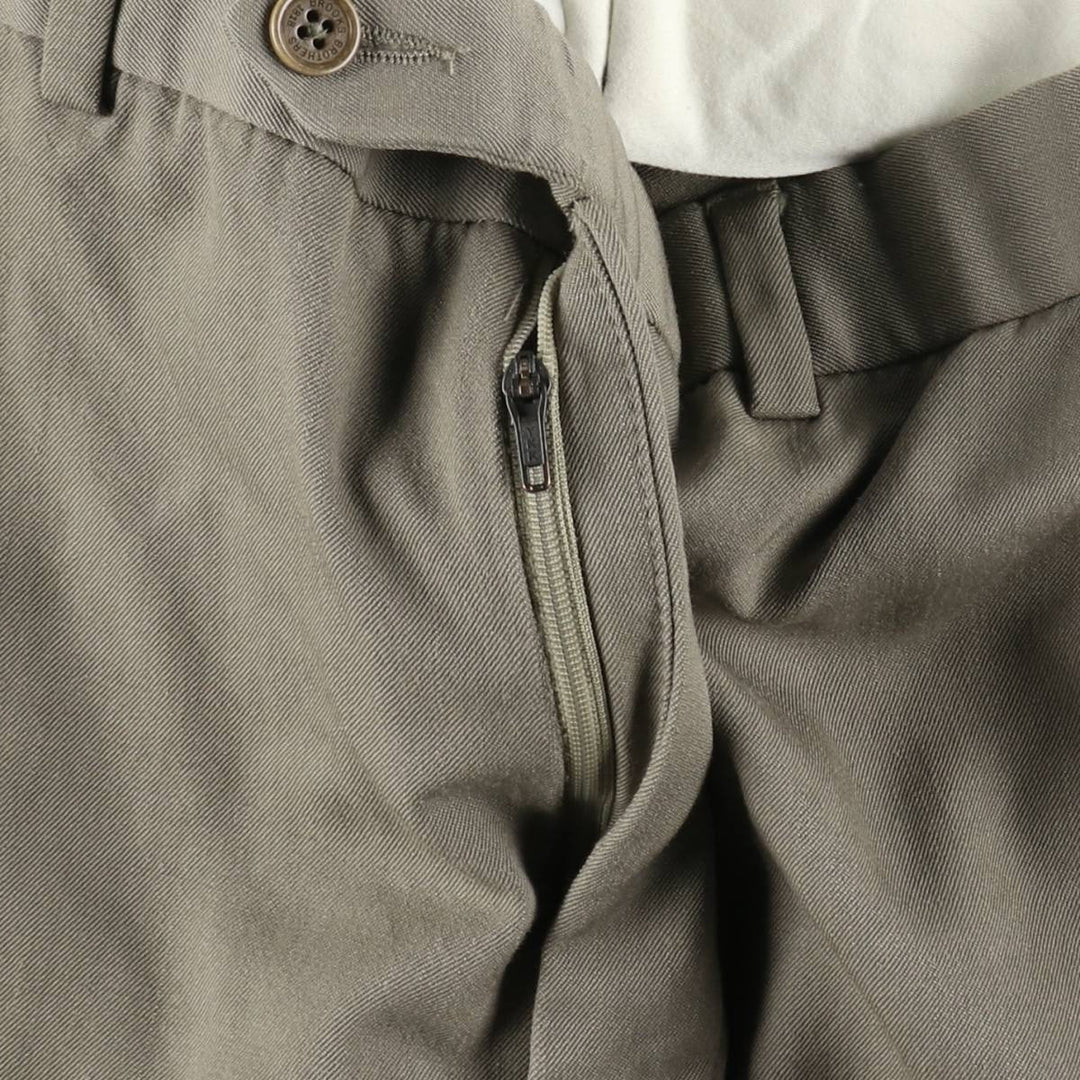 Brooks Brothers 346 Wool Pants, Men's Slacks, Size W31 wool gray type Vintage Second Hand