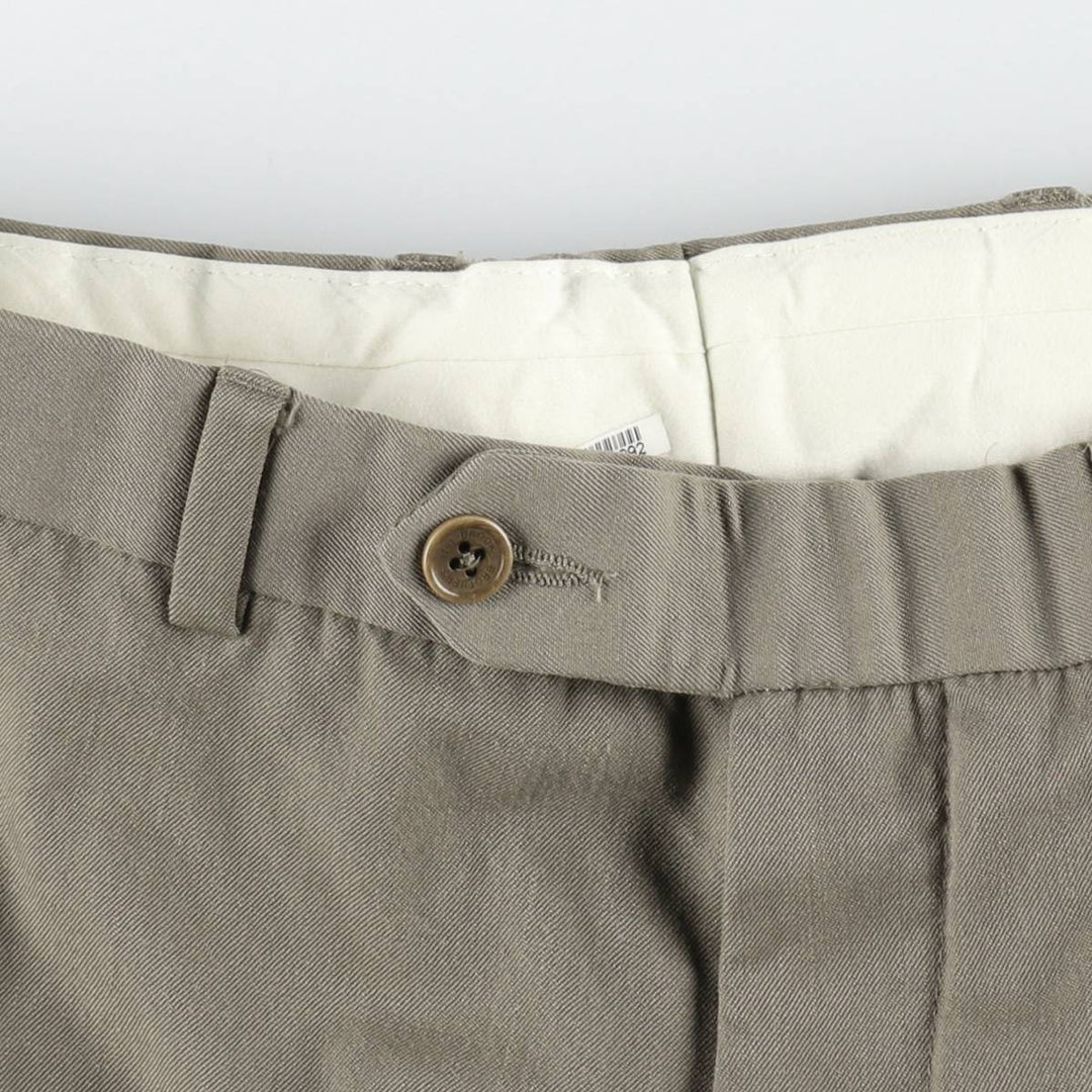 Brooks Brothers 346 Wool Pants, Men's Slacks, Size W31 wool gray type Vintage Second Hand