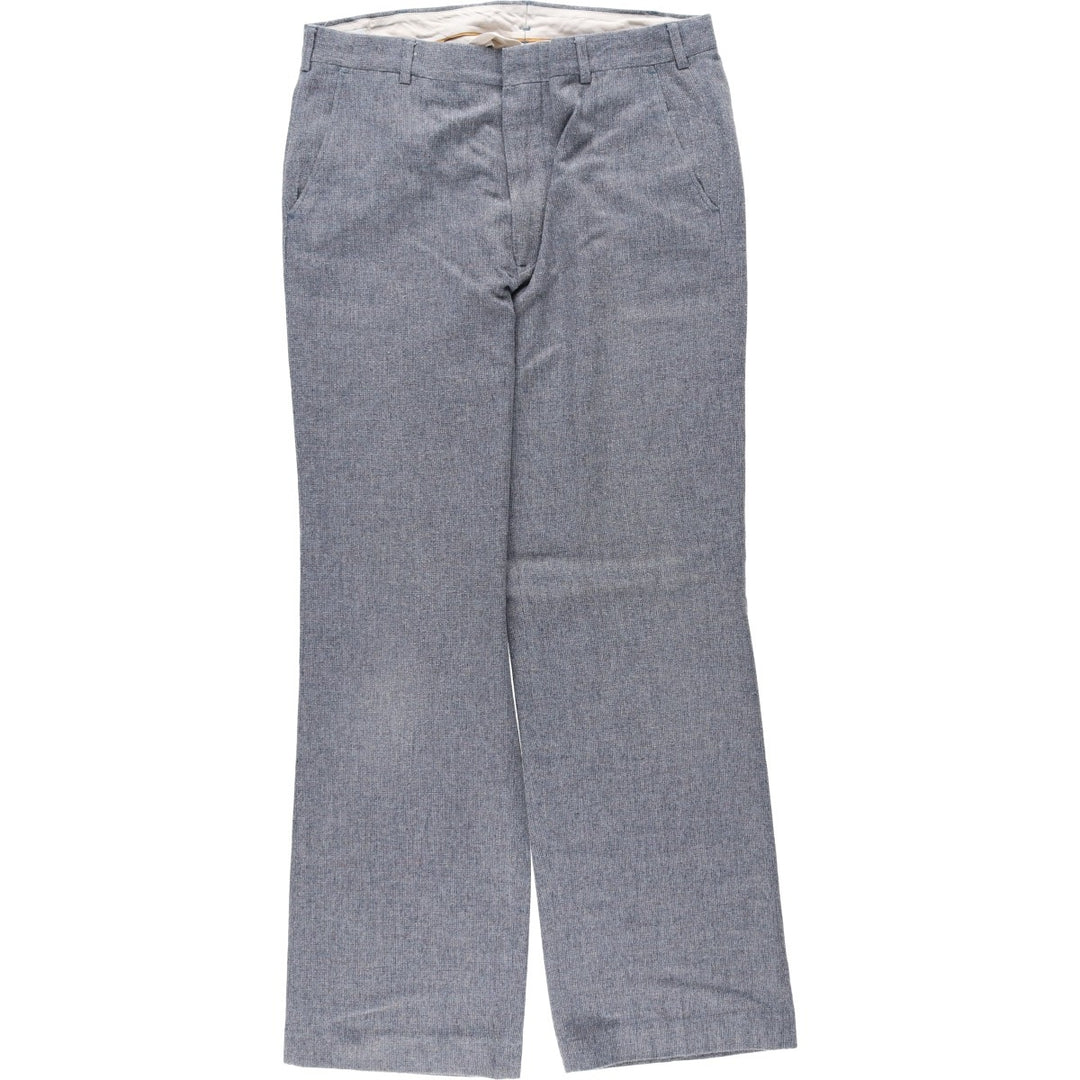 90'S Vintage Men's Slacks, Size W33 unclear gray type Vintage Second Hand
