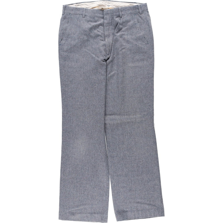 90'S Vintage Men's Slacks, Size W33 unclear gray type Vintage Second Hand