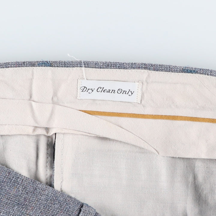90'S Vintage Men's Slacks, Size W33 unclear gray type Vintage Second Hand