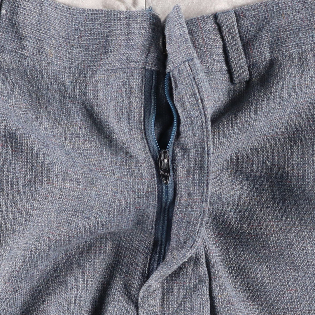 90'S Vintage Men's Slacks, Size W33 unclear gray type Vintage Second Hand