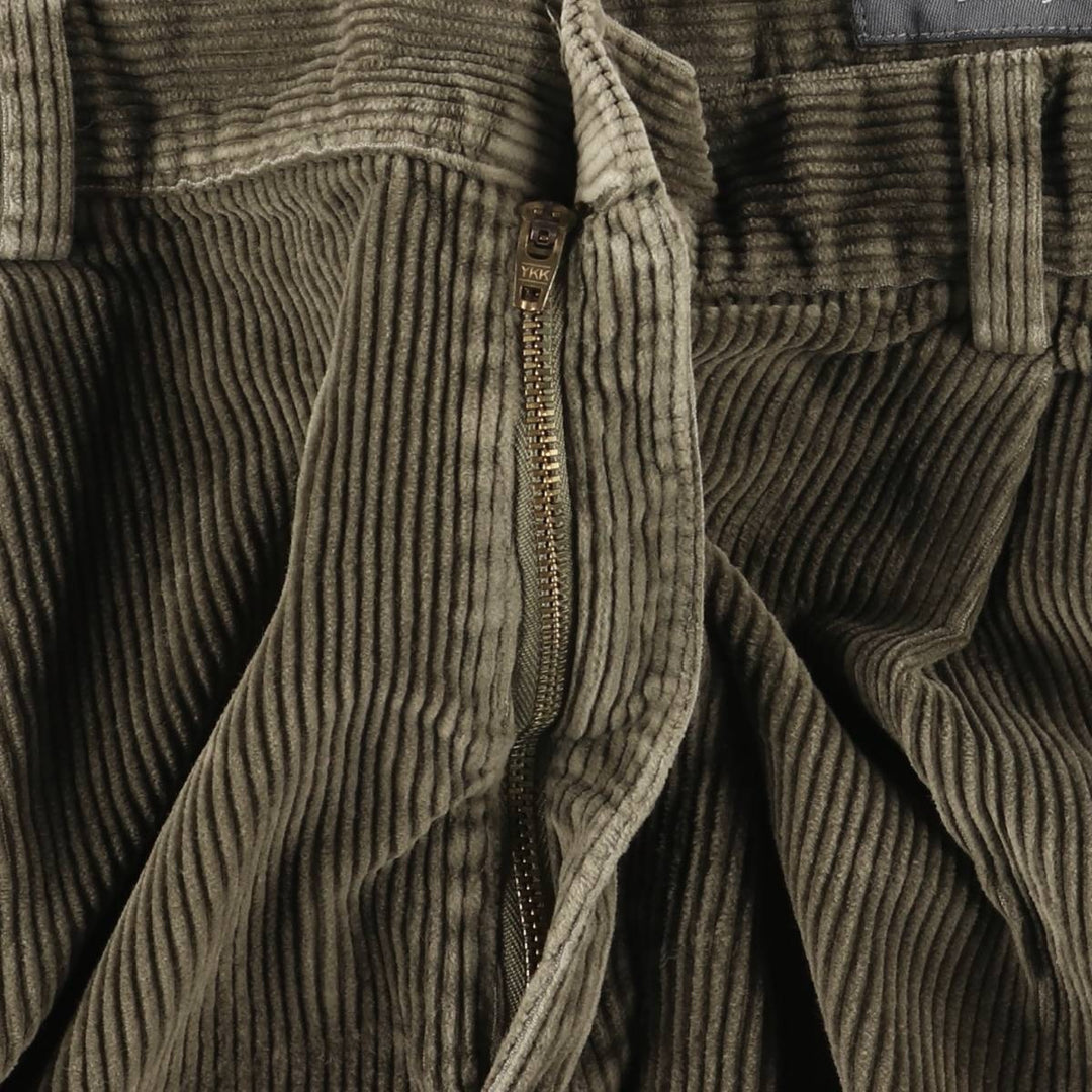 Eddie Bauer Two-pleat Corduroy Pants for Men, Size W34 cotton Khaki type Vintage Second Hand
