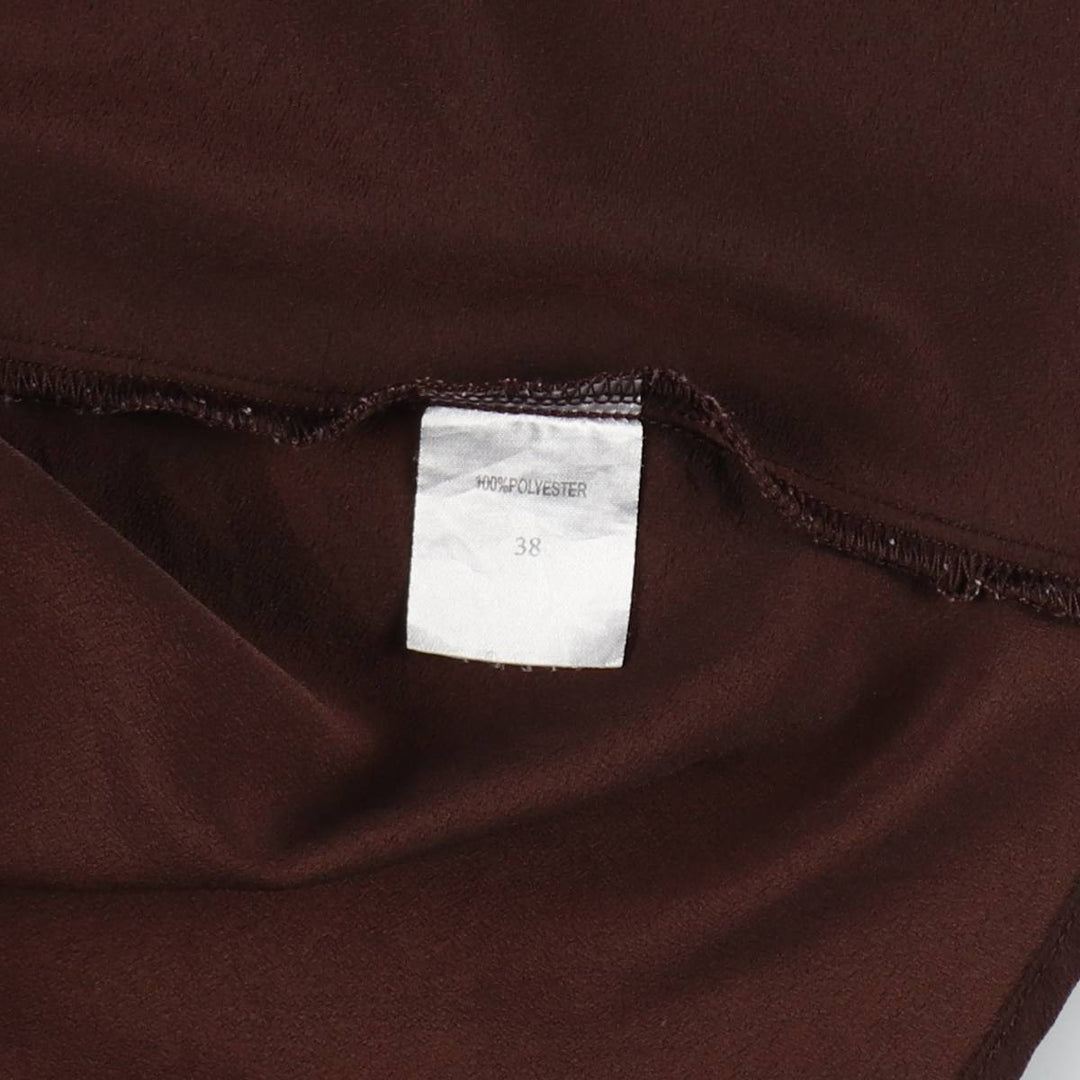 Cannelle Mini Lingerie Camisole Dress, Women's Size M (approx.) polyester dark chocolate Vintage Second Hand