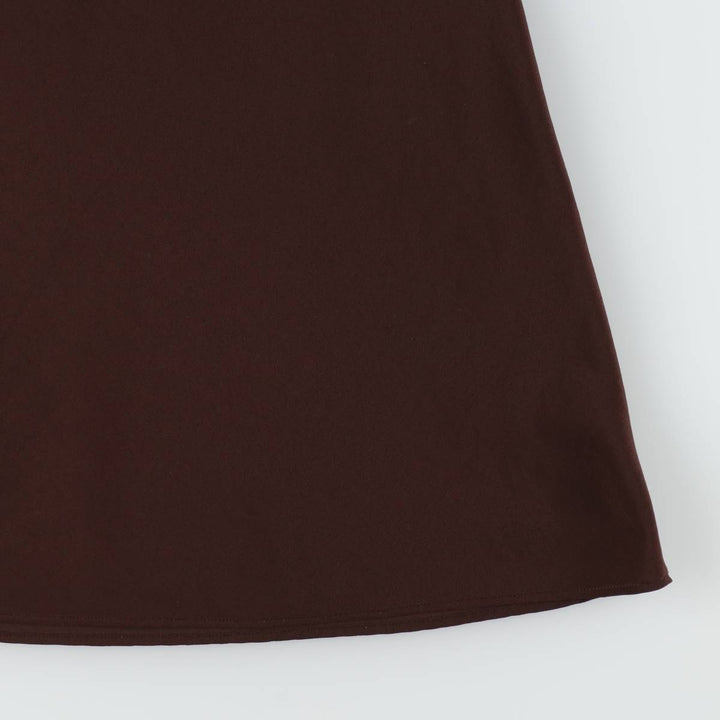 Cannelle Mini Lingerie Camisole Dress, Women's Size M (approx.) polyester dark chocolate Vintage Second Hand