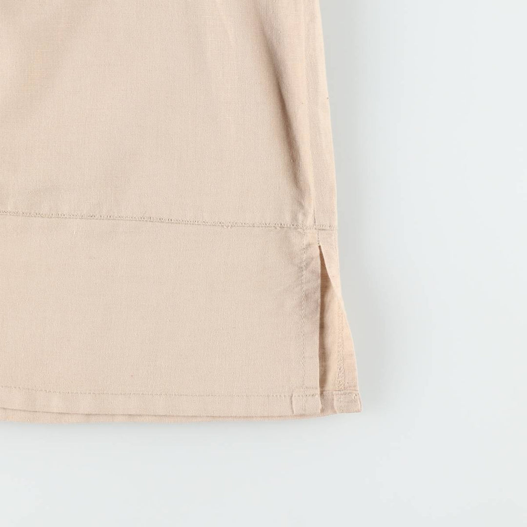 90s-00'S Calvin Klein Jeans Half-Length A-Line Skirt, Women's Size M (approx.), Vintage flux Beige type Vintage Second Hand