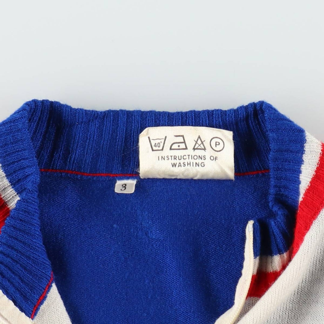 Altis Huret Half-Zip Short-Sleeve Cycling Shirt, Made in Italy, Women's Size S (approx.) unclear tricolor color Vintage Second Hand
