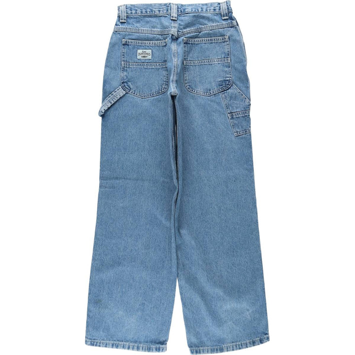 Lee DUNGAREES denim painter pants, women's size L (equivalent to W28). cotton blue type Vintage Second Hand