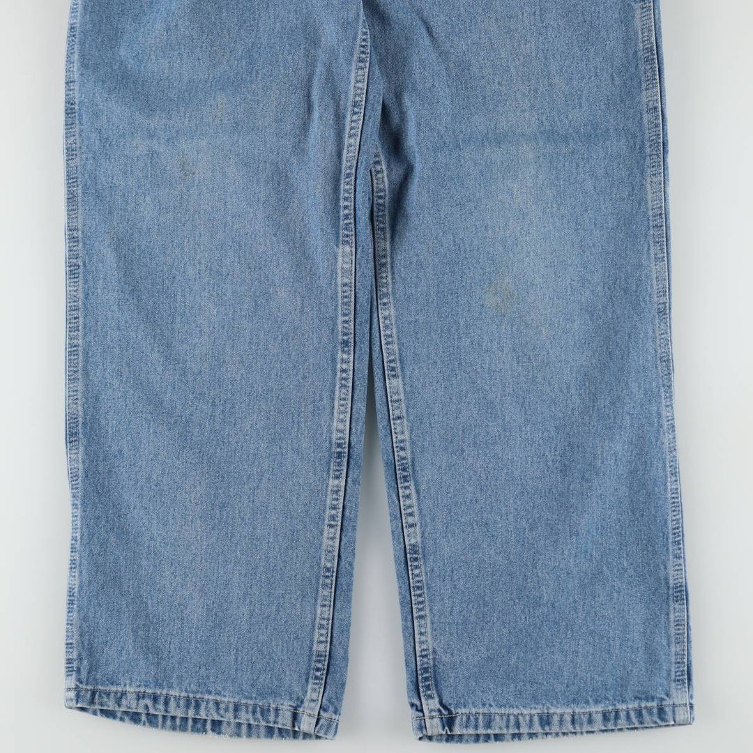 Lee DUNGAREES denim painter pants, women's size L (equivalent to W28). cotton blue type Vintage Second Hand