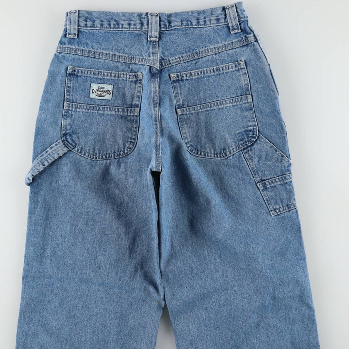 Lee DUNGAREES denim painter pants, women's size L (equivalent to W28). cotton blue type Vintage Second Hand