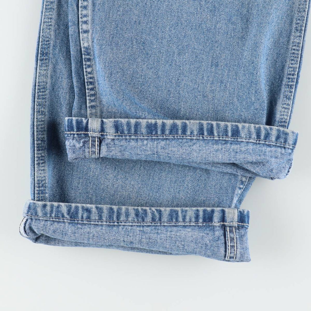 Lee DUNGAREES denim painter pants, women's size L (equivalent to W28). cotton blue type Vintage Second Hand