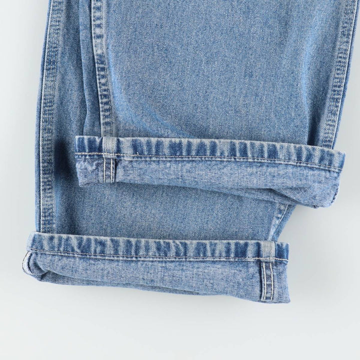 Lee DUNGAREES denim painter pants, women's size L (equivalent to W28). cotton blue type Vintage Second Hand