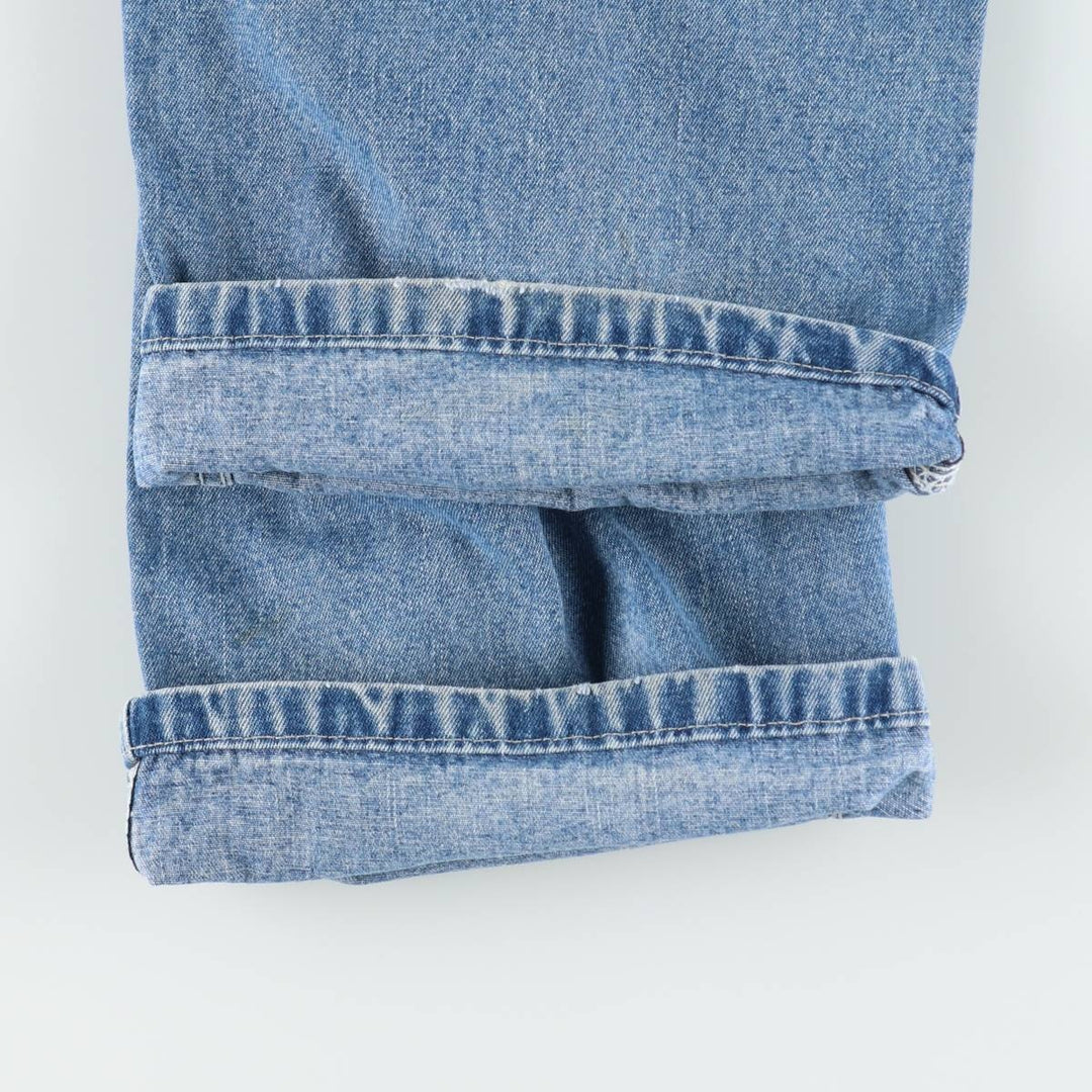 Lee DUNGAREES denim painter pants, women's size L (equivalent to W28). cotton blue type Vintage Second Hand