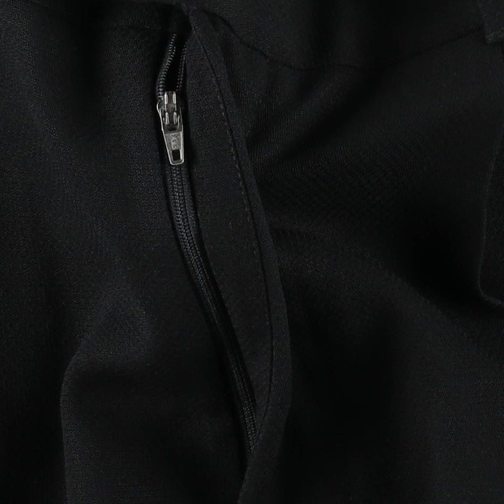GUY LAROCHE Two-Pleat Wool Trousers, Men's Size W34 (approx.) wool black type Vintage Second Hand