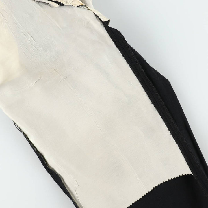 GUY LAROCHE Two-Pleat Wool Trousers, Men's Size W34 (approx.) wool black type Vintage Second Hand
