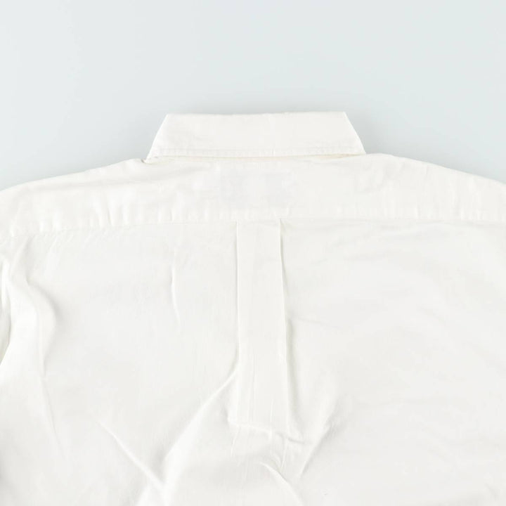 Ralph Lauren YARMOUTH long sleeve button down shirt, men's size L cotton white type Vintage Second Hand