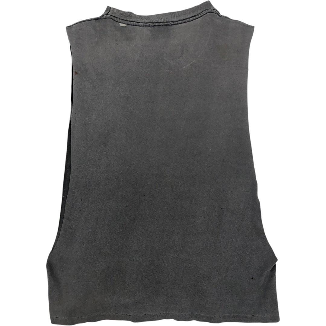 BATMAN Cut-off Character Print T-Shirt, Men's Size S (Equivalent), Vintage unclear black type Vintage Second Hand