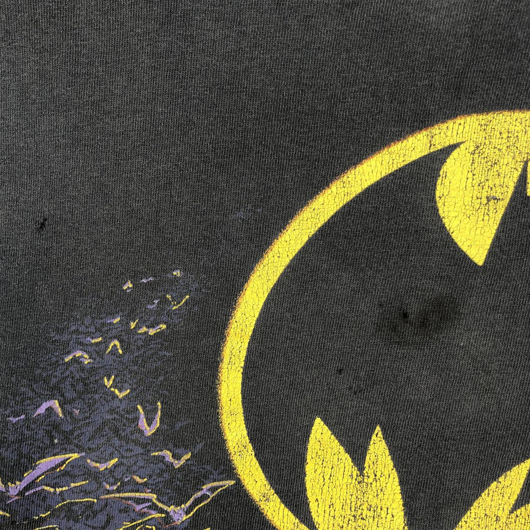 BATMAN Cut-off Character Print T-Shirt, Men's Size S (Equivalent), Vintage unclear black type Vintage Second Hand