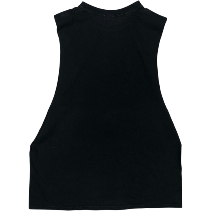 HUNTER x HUNTER (Hunter x Hunter) Cut-off Anime Character Print T-Shirt, Men's Size M (approx.) cotton black type Vintage Second Hand