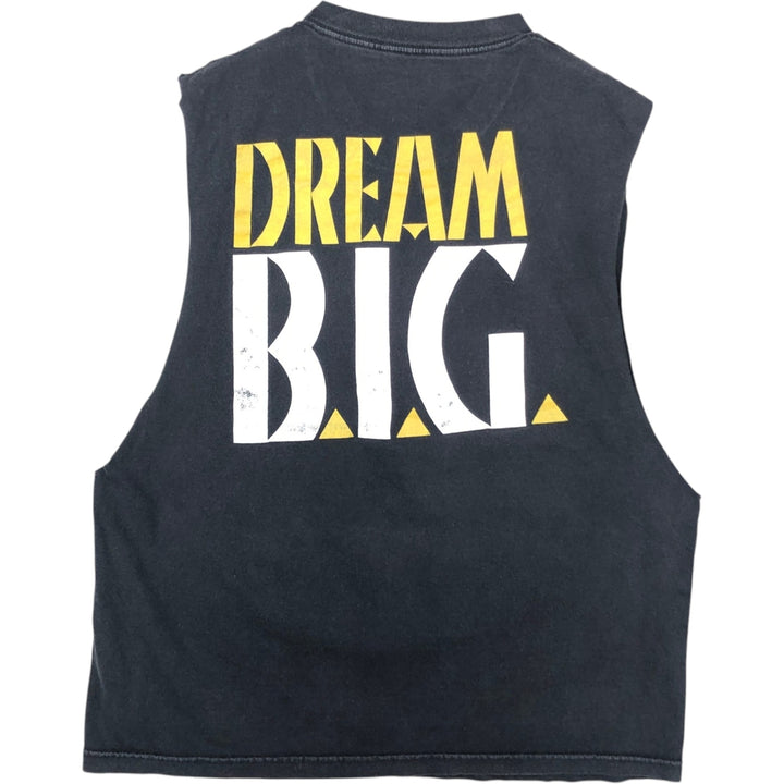 NEW JACK CITY THE NOTORIUS BIG Cut-off Wrap T-Shirt (Men's XL equivalent) unclear black type Vintage Second Hand