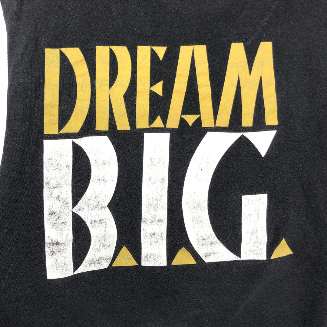 NEW JACK CITY THE NOTORIUS BIG Cut-off Wrap T-Shirt (Men's XL equivalent) unclear black type Vintage Second Hand