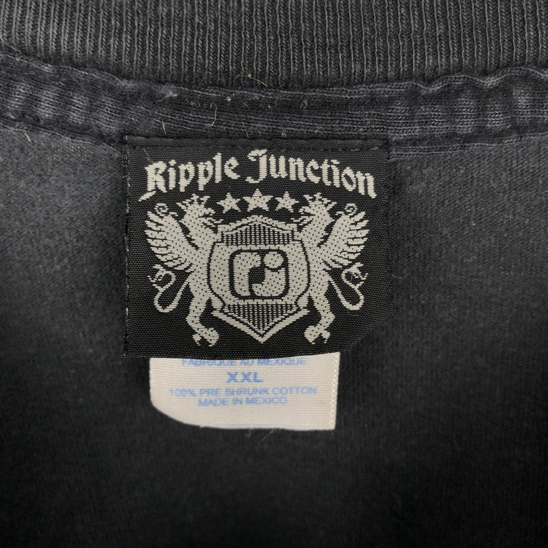 Ripple Junction THE BIG LEBOWSKI Cut-off Movie T-Shirt (Men's XXL equivalent) cotton black type Vintage Second Hand