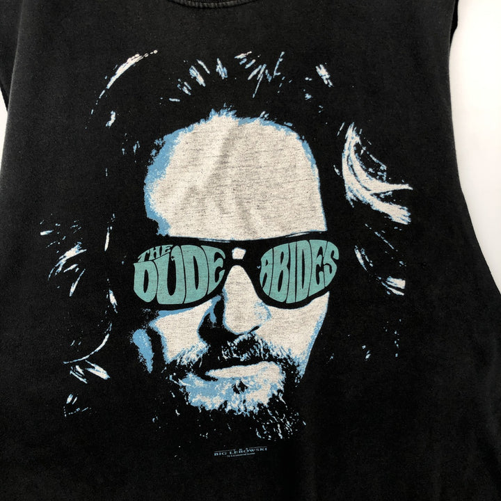 Ripple Junction THE BIG LEBOWSKI Cut-off Movie T-Shirt (Men's XXL equivalent) cotton black type Vintage Second Hand