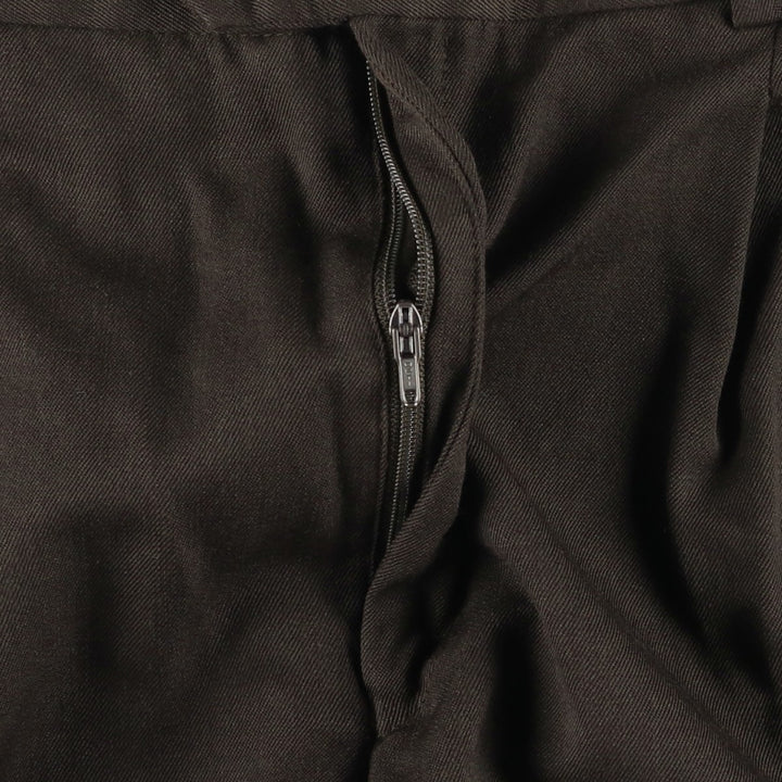 Men's two-pleat slacks, equivalent to size W29, vintage. unclear brown type Vintage Second Hand