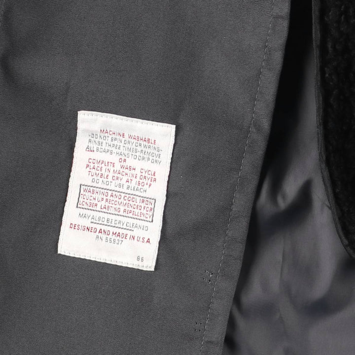 90'S Vintage Botany 500 Trench Coat, Made in USA, Men's Size L unclear Charcoal Vintage Second Hand