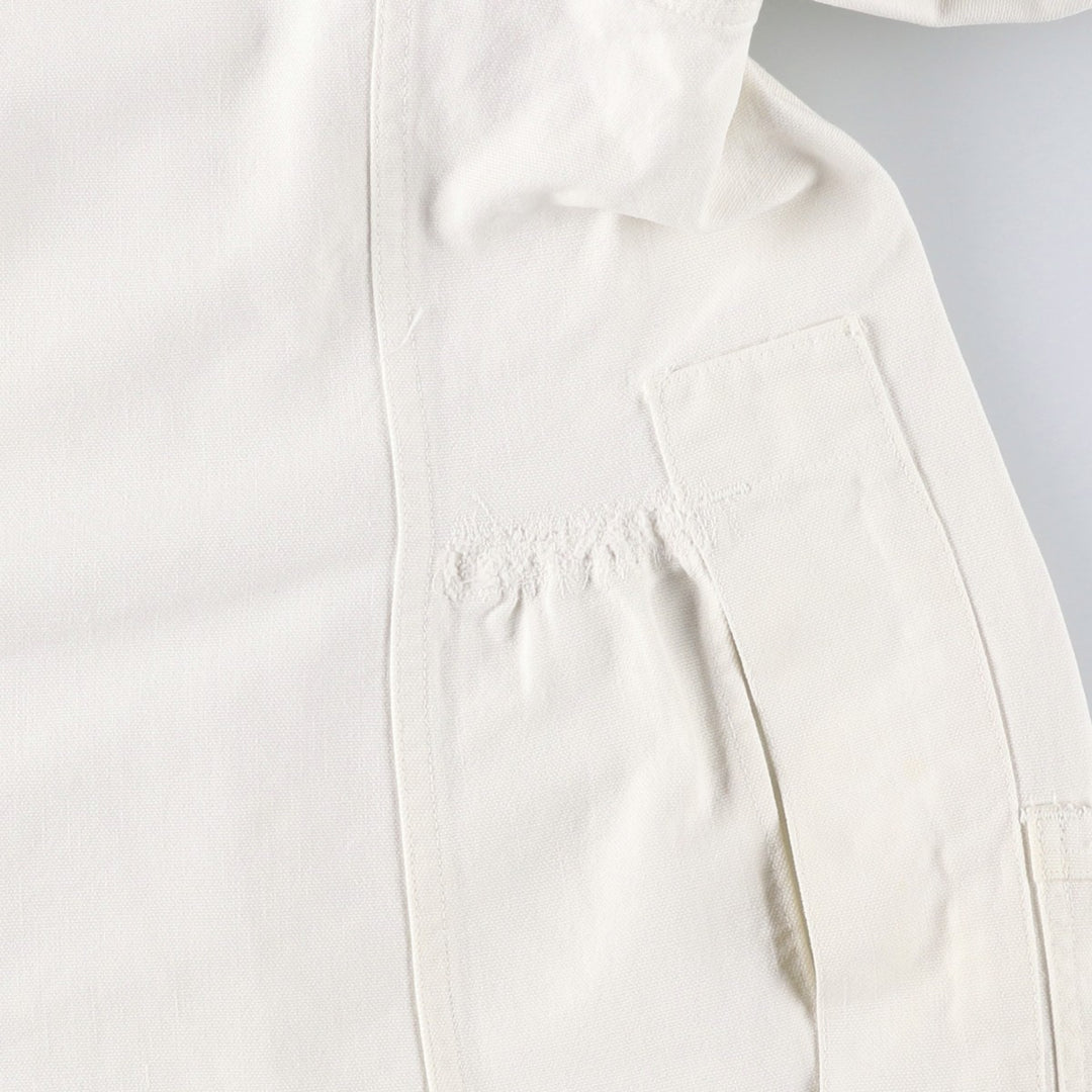 1950'S KEYSTONE Shop Coat, Men's Size L (approx.), Vintage unclear white type Vintage Second Hand