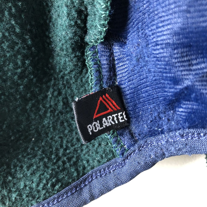 LLBean Fleece Jacket, Men's XL polyester Green type dark green Vintage Second Hand