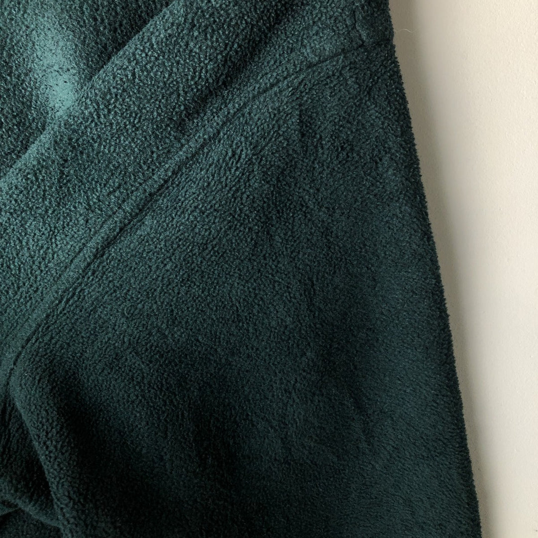 LLBean Fleece Jacket, Men's XL polyester Green type dark green Vintage Second Hand