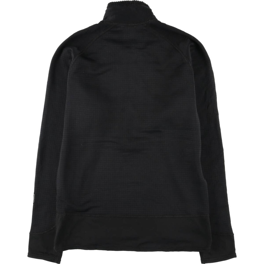 2000'S Patagonia R1 Flash Pullover 40104S7 Half-Zip Fleece Pullover, Made in USA, Men's Size Medium polyester black type Vintage Second Hand
