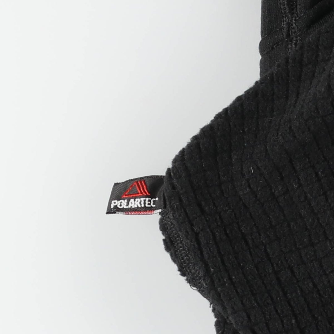 2000'S Patagonia R1 Flash Pullover 40104S7 Half-Zip Fleece Pullover, Made in USA, Men's Size Medium polyester black type Vintage Second Hand