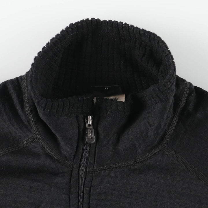 2000'S Patagonia R1 Flash Pullover 40104S7 Half-Zip Fleece Pullover, Made in USA, Men's Size Medium polyester black type Vintage Second Hand