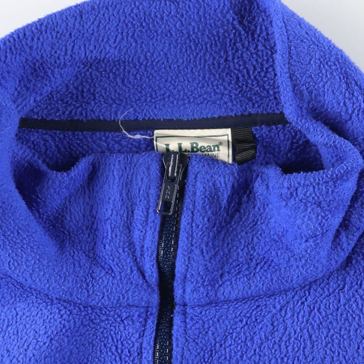 Vintage 70s-80'S LLBean Half-Zip Fleece Pullover, Men's XL unclear blue type Vintage Second Hand