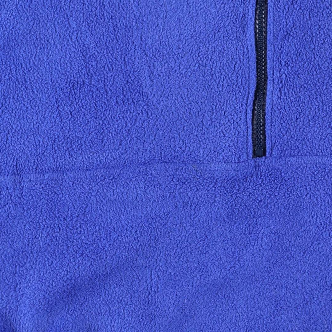 Vintage 70s-80'S LLBean Half-Zip Fleece Pullover, Men's XL unclear blue type Vintage Second Hand